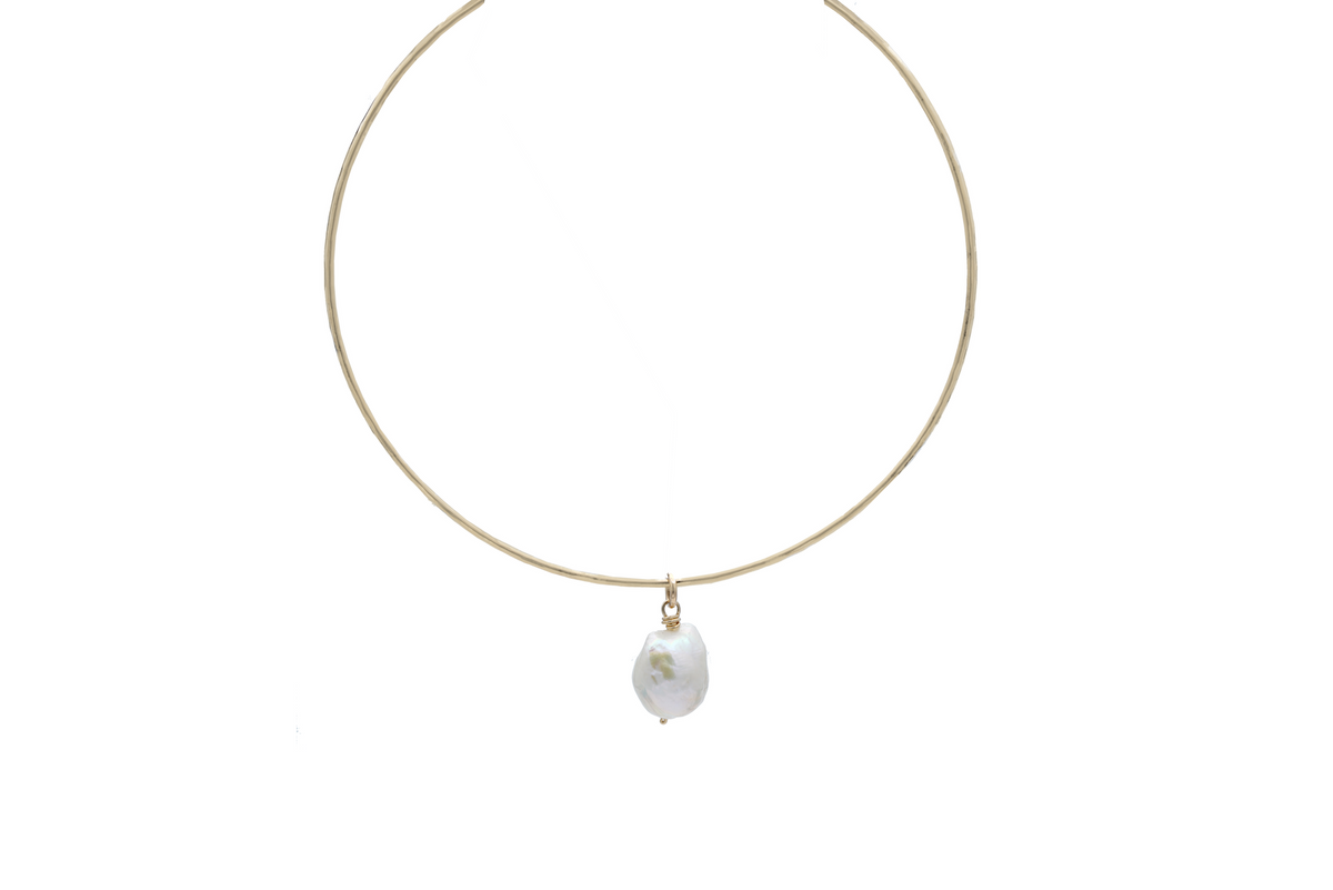 Baroque Pearl Choker - Albisia Jewelry