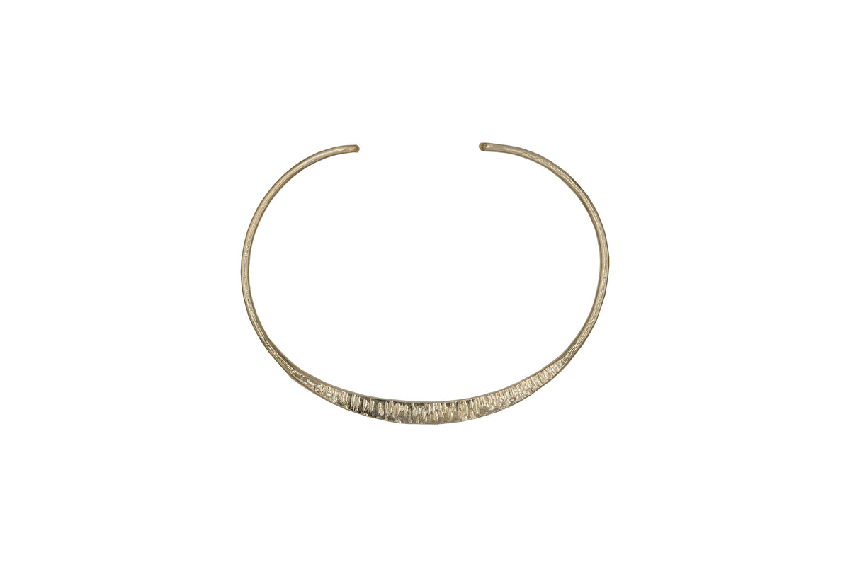 Simpli Cuff - Flat Line Texture - Albisia Jewelry