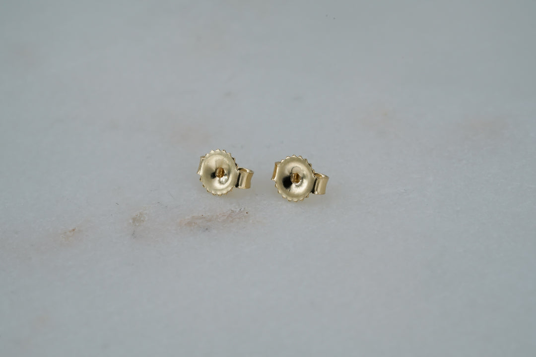 Fine Bar Studs - Long - Albisia Jewelry