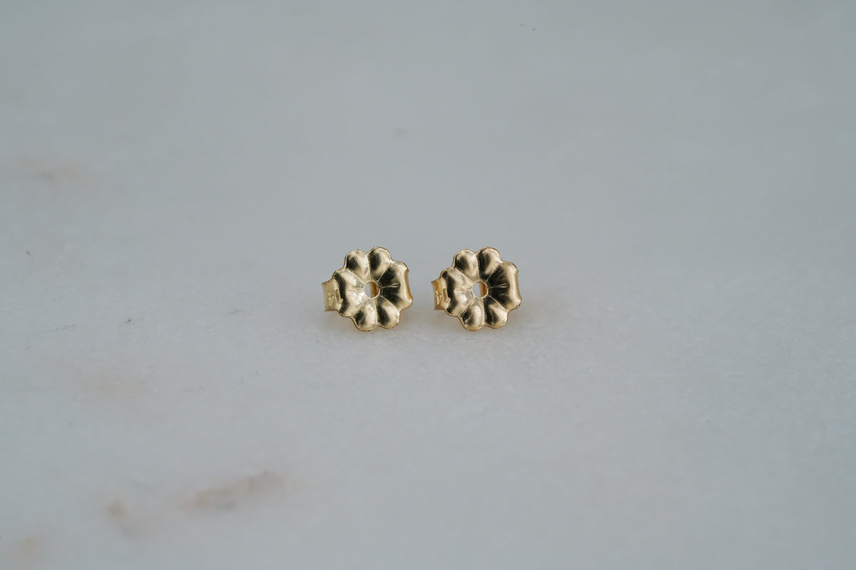 Herkimer Studs in 14k gold filled, view 8