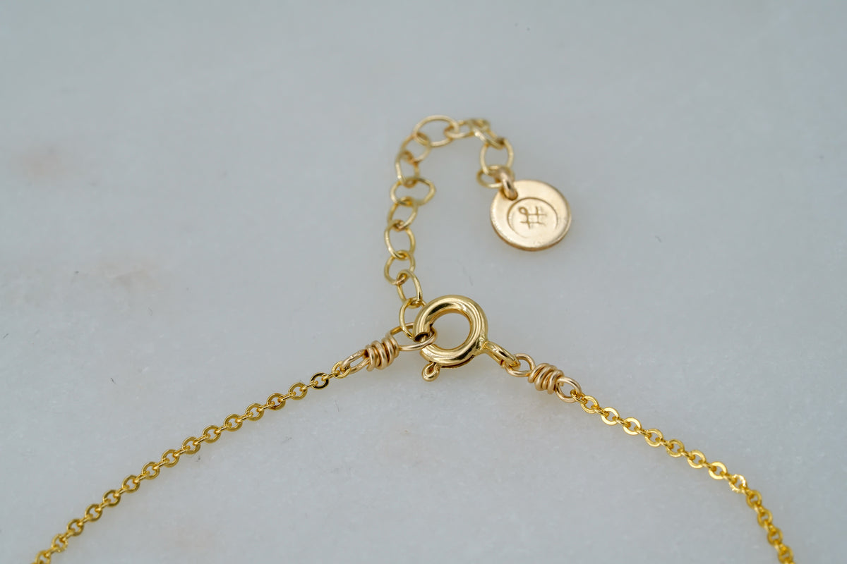 Mess Necklace in 14k gold filled, view 5