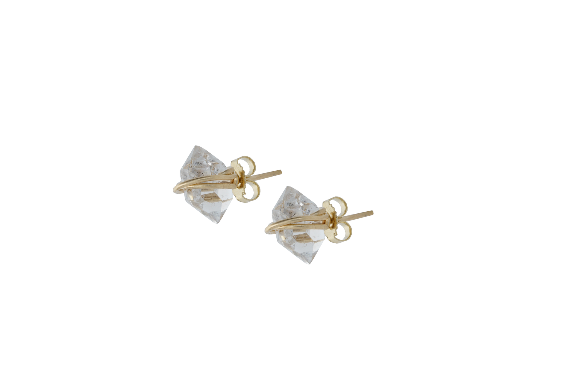 Herkimer Studs - Albisia Jewelry