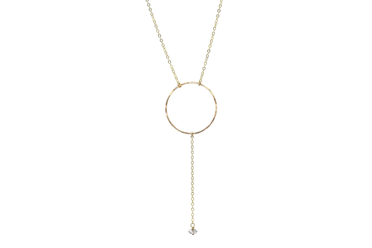 Giola Lariat in 14k gold filled