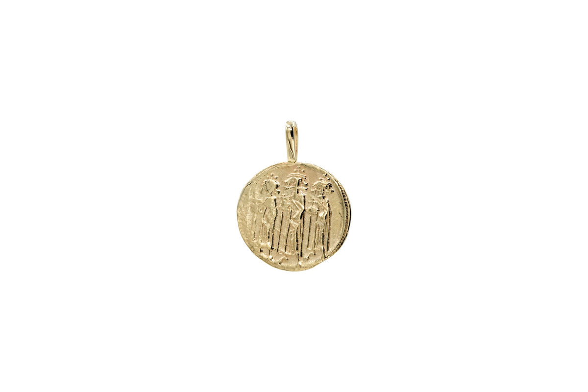 Heraclius Constantine Coin Pendant