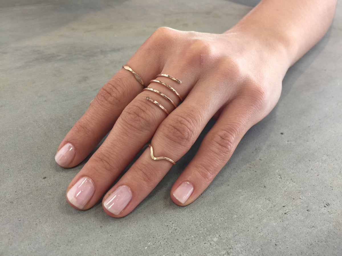 Spiral Ring in sterling silver, view 2