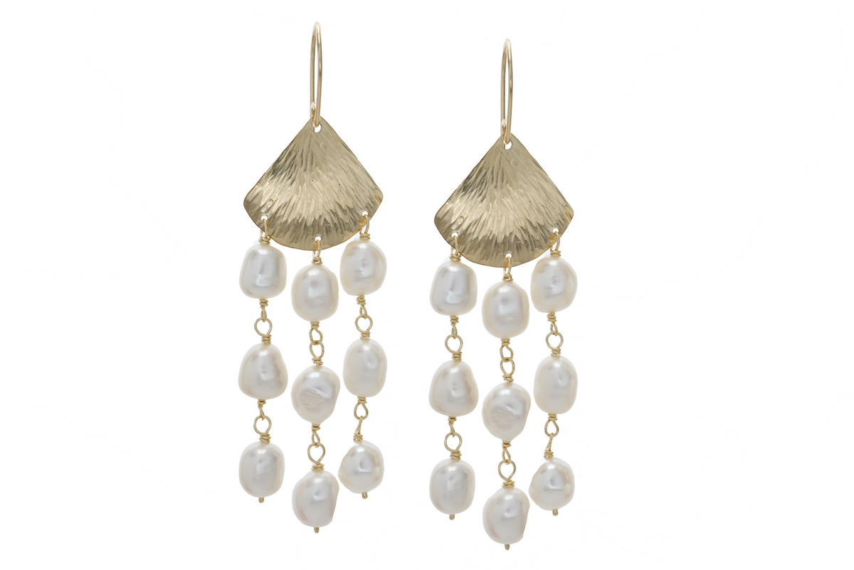 Las Perlas Earrings - Albisia Jewelry