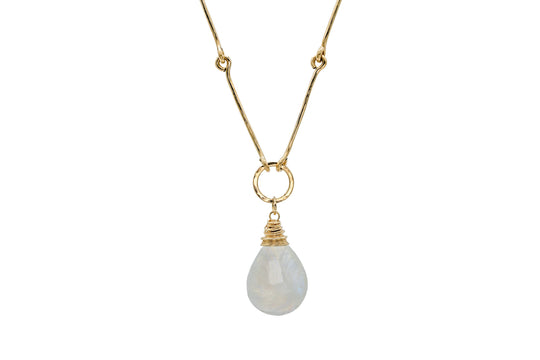 Moonstone Link Neckalce