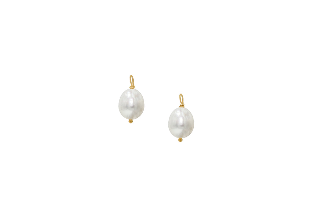 Basic Hoops with Pearl Beads