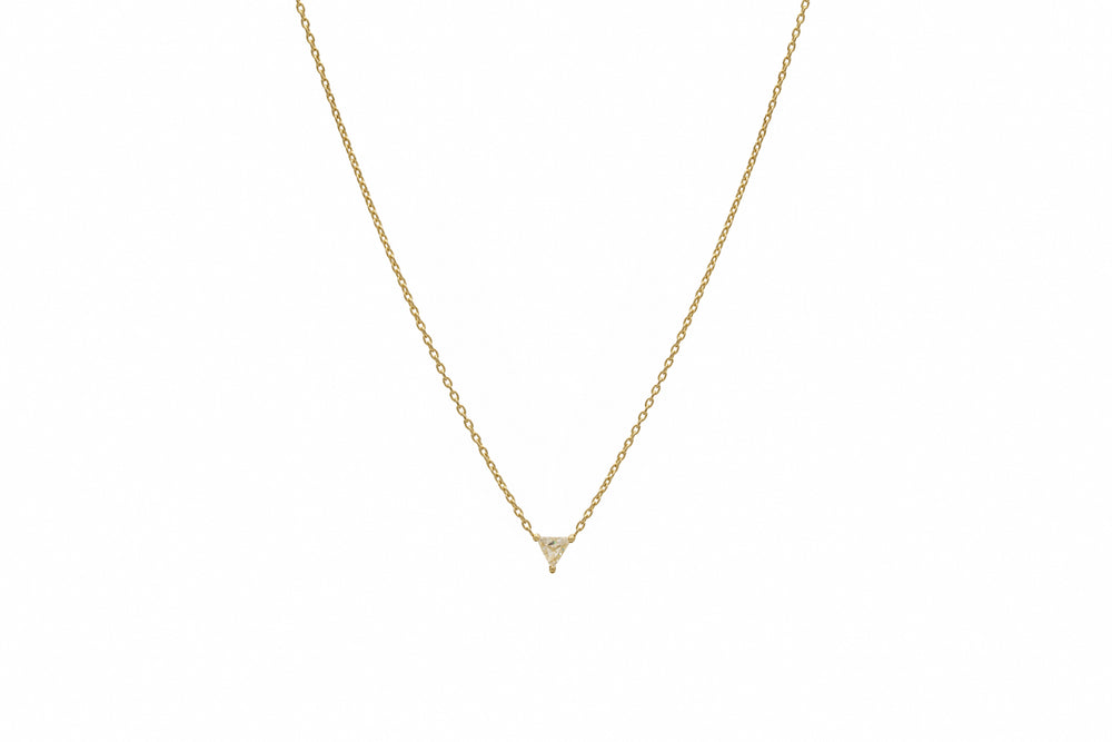 Solo Diamond Necklace in 18k gold