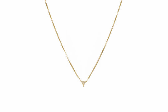 Solo Diamond Necklace - Albisia Jewelry