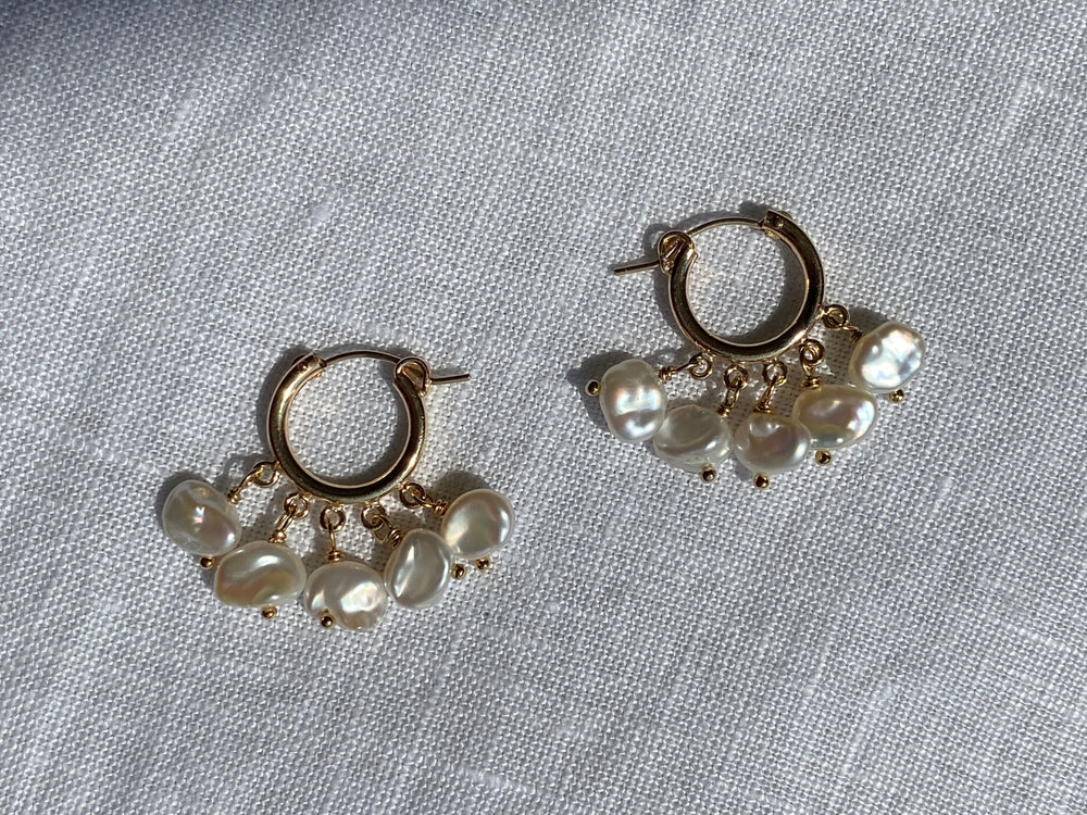 Keshi Pearl Shakers - Albisia Jewelry